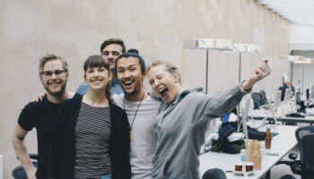 Team af studiemedlemmer hos IDA