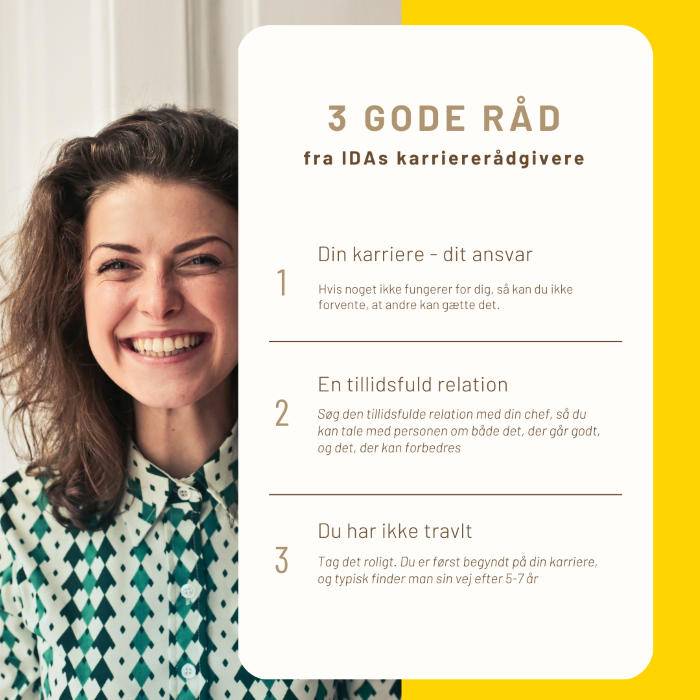 tre gode råd fra idas karriererådgivere -