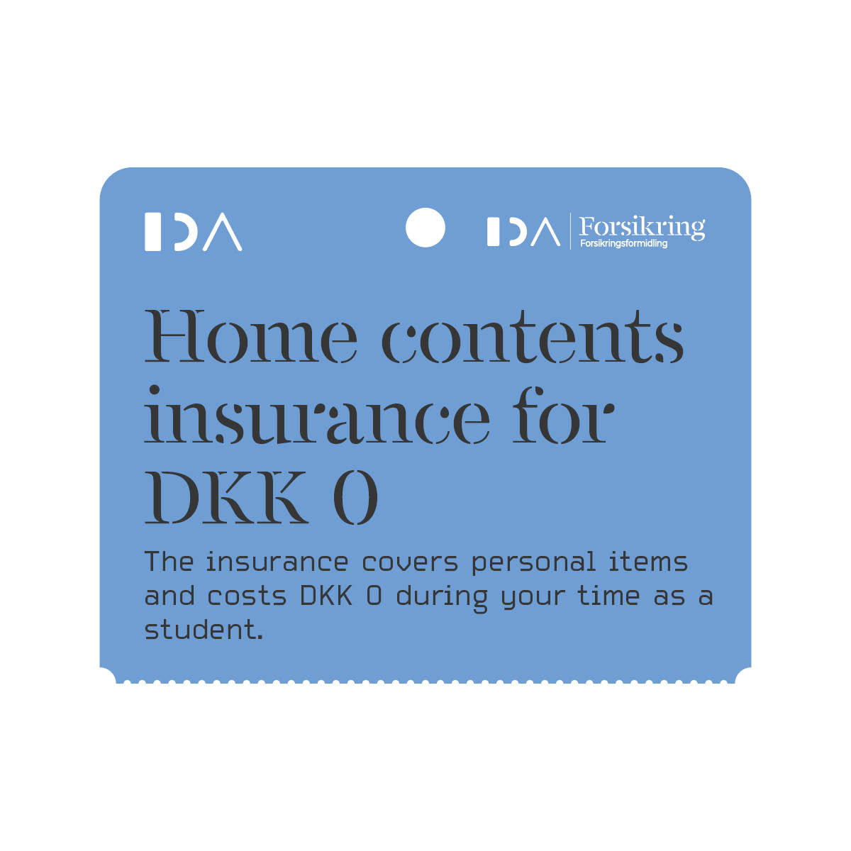 home contents insurance for DKK 0