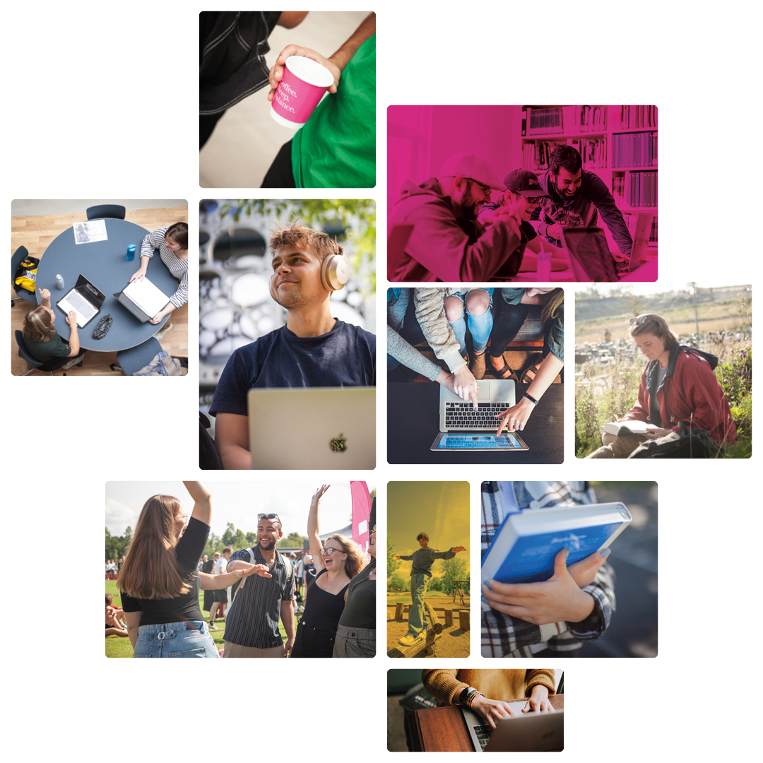 Mosaik af tematikken studiestart